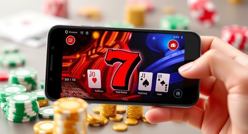 OKOKSAT mobile casino app interface